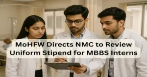 MoHFW Asks NMC to Review Uniform Stipend for MBBS Interns Across India