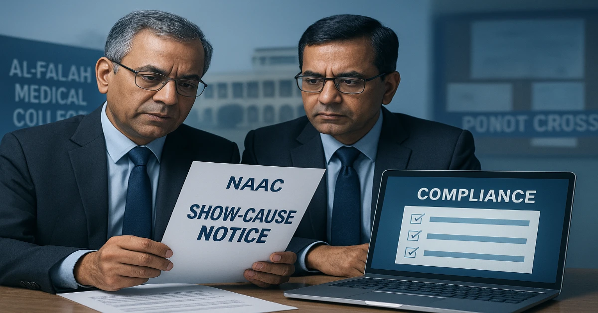 NAAC Asks NMC to Act on Al-Falah Medical College Over Red Fort Blast