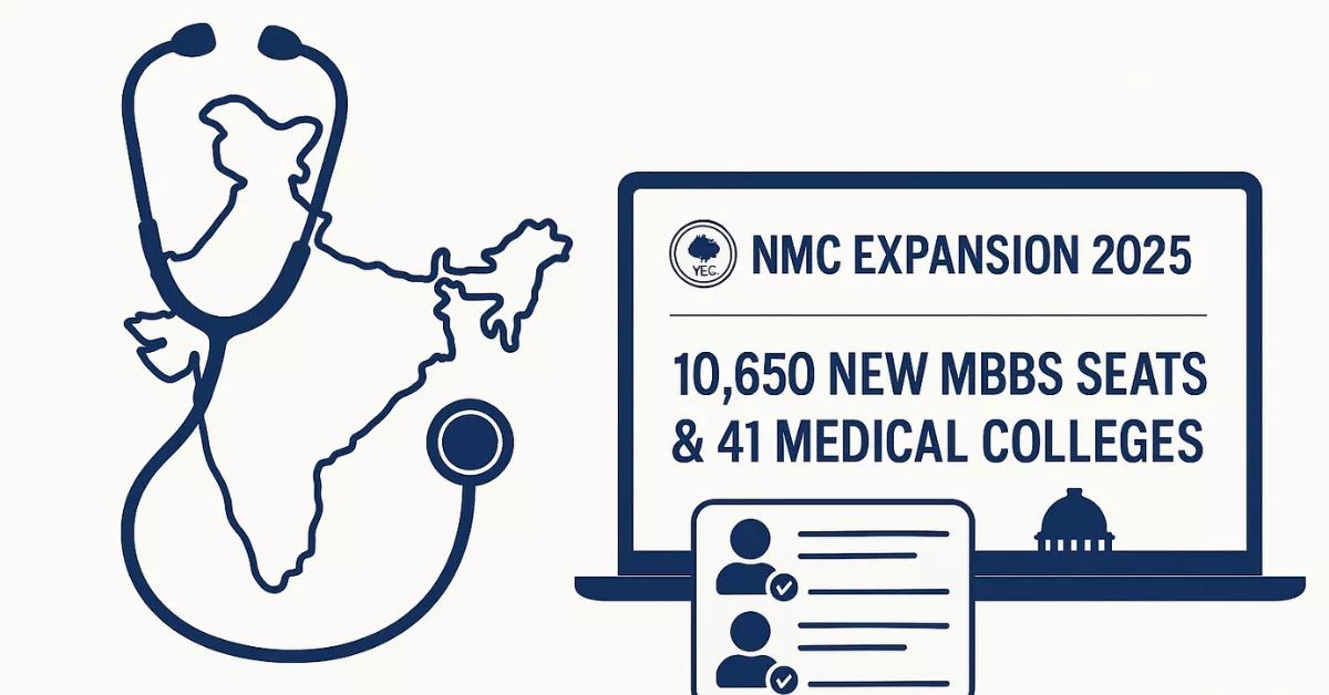 NMC Approves 10650 New MBBS Seats & 41 New Medical Colleges for 2025-26