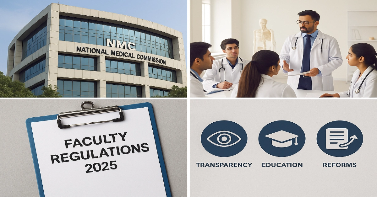 NMC Clarifies Faculty Qualification Rules 2025