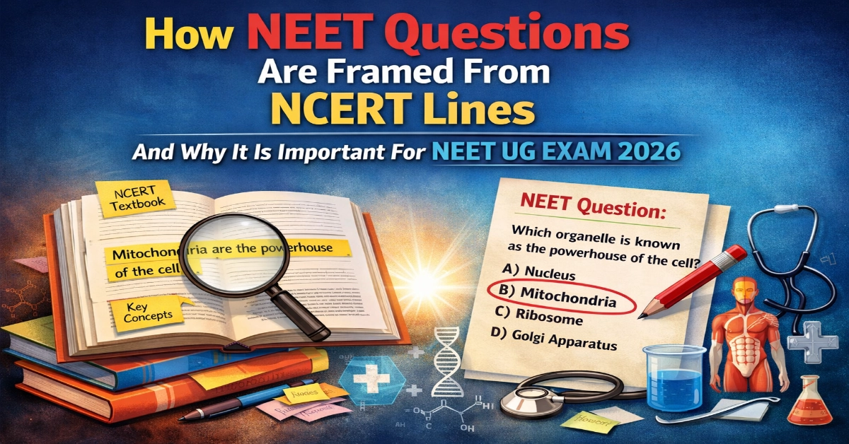 How NEET Questions Are Framed From NCERT Lines And Why It Is Important For NEET UG EXAM 2026