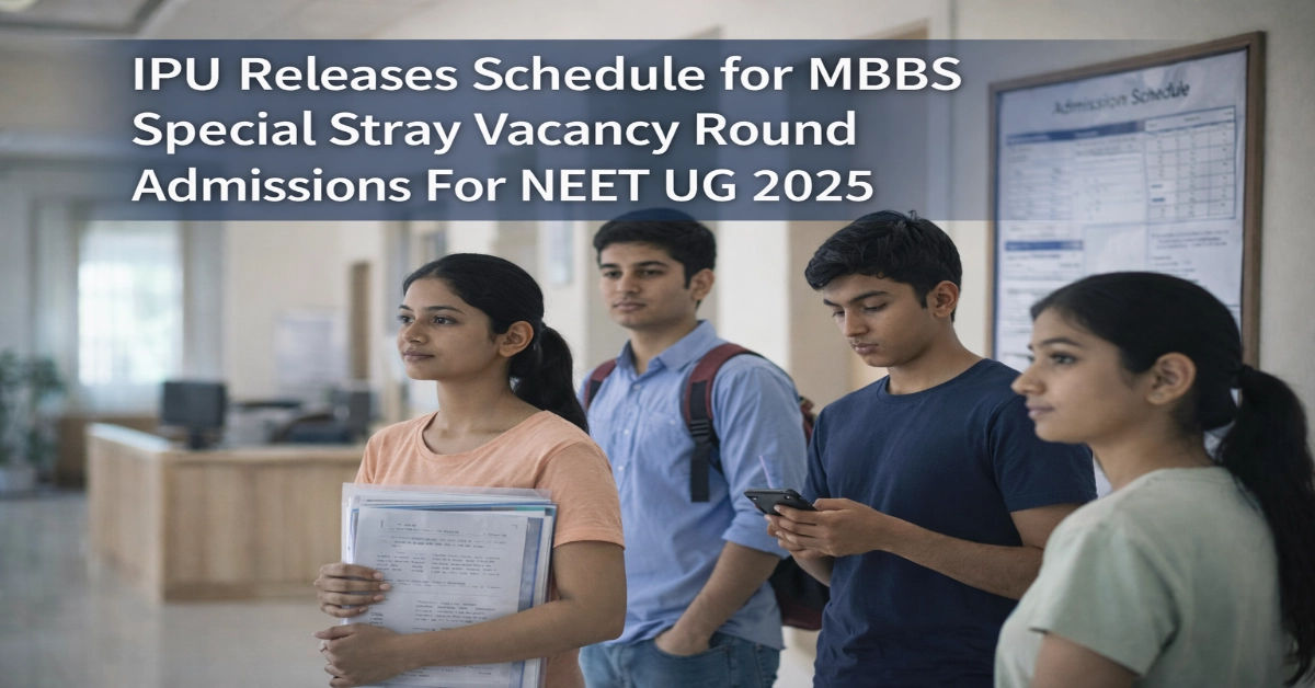 IPU Releases Schedule for MBBS Special Stray Vacancy Round Admissions For NEET UG 2025