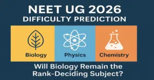 NEET UG 2026 Difficulty Prediction