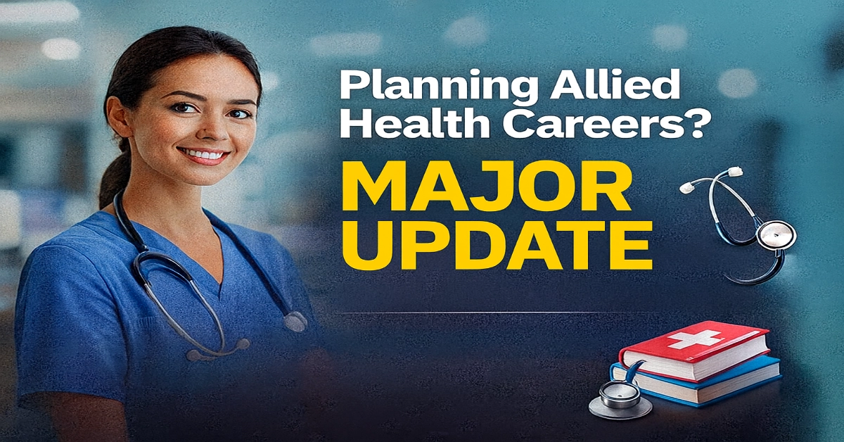 Planning Allied Health Careers? NEET Is Now Mandatory For All The Healthcare and Allied Courses