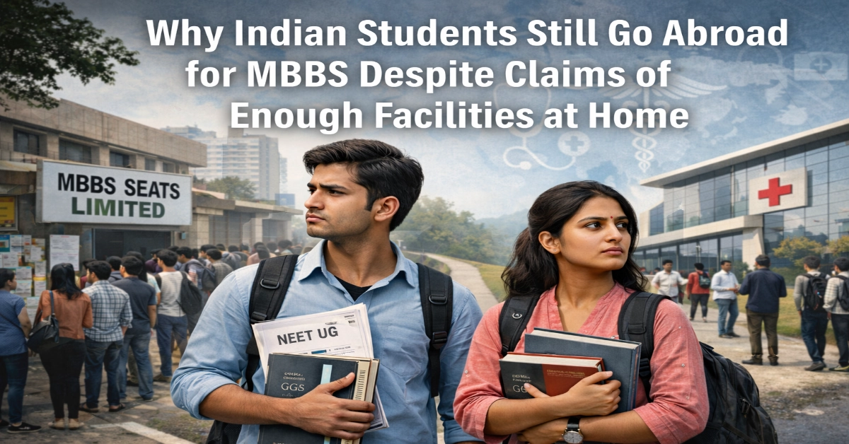 ndian MBBS students abroad reflecting challenges in India’s medical education system