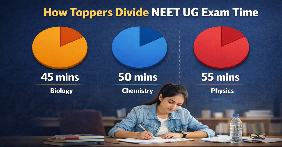 How Toppers Divide NEET UG Exam Time