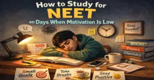 NEET UG 2026: How to Study for NEET On Days When Motivation Is Low