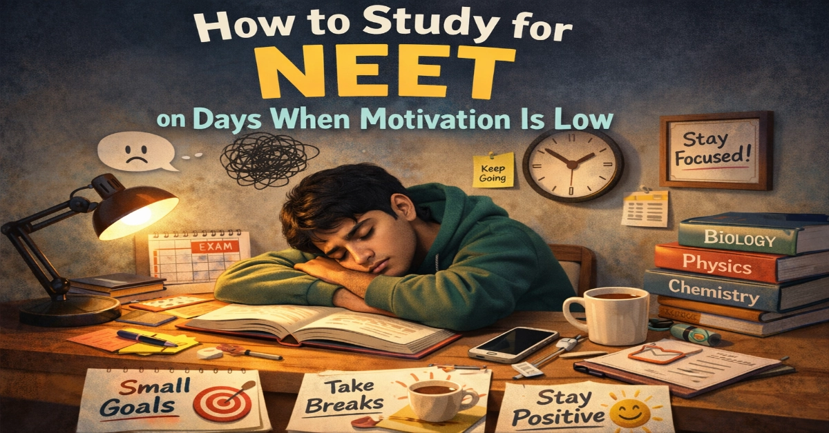 NEET UG 2026: How to Study for NEET On Days When Motivation Is Low