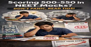 NEET UG 2026_ If You’re Scoring 500-550 in NEET Mocks, Read This Before Panicking