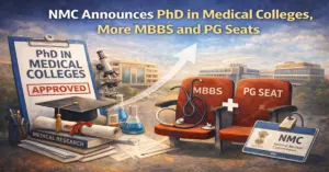 NMC Announces PhD in Medical Colleges, More MBBS and PG Seats