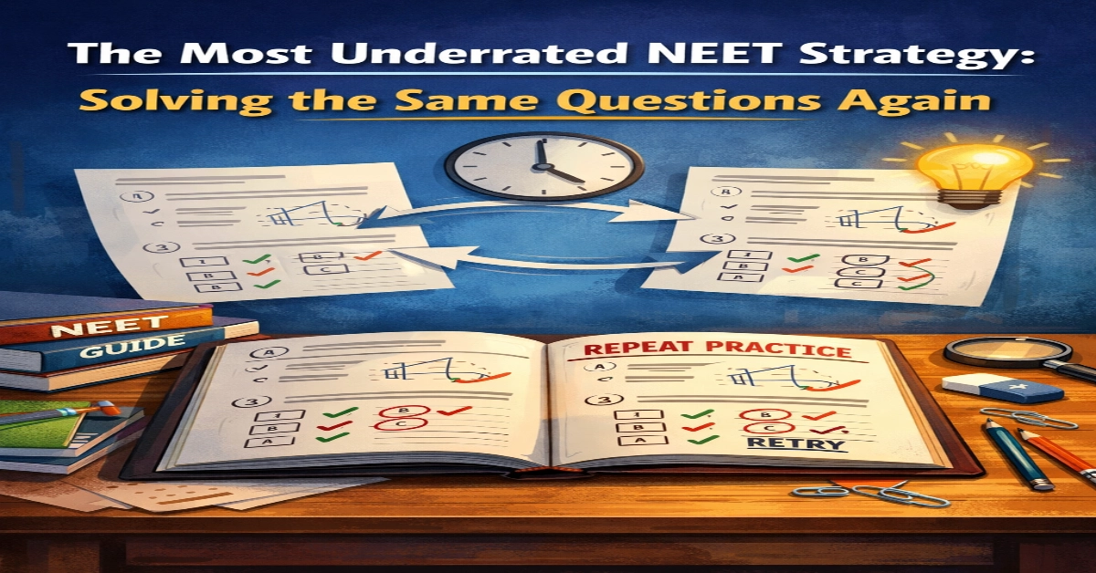 The Most Underrated NEET Strategy: Solving the Same Questions Again