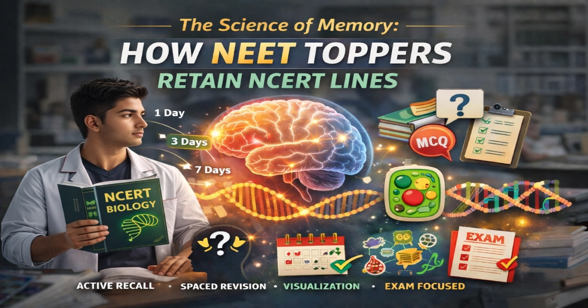 How NEET UG Toppers Retain NCERT Lines