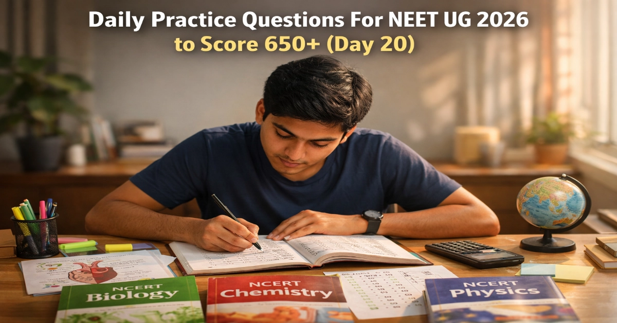 Daily Practice Questions For NEET UG 2026 (DAY 20)