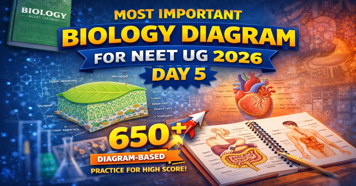 Most Important Biology Diagram For NEET UG 2026 (Day 5)