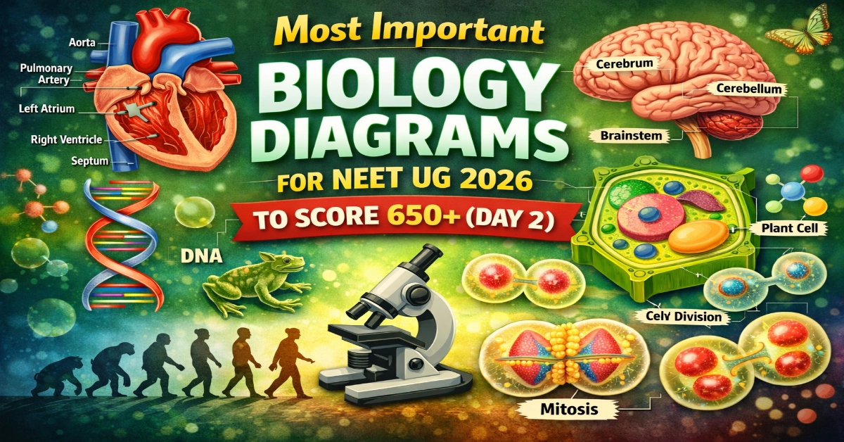 Most Important Biology Diagram For NEET UG 2026 (Day 2)