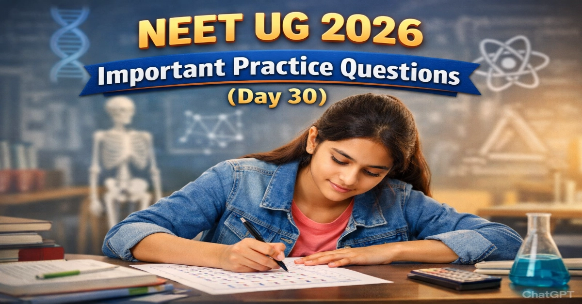 NEET UG 2026 Important Practice Questions (Day 30)