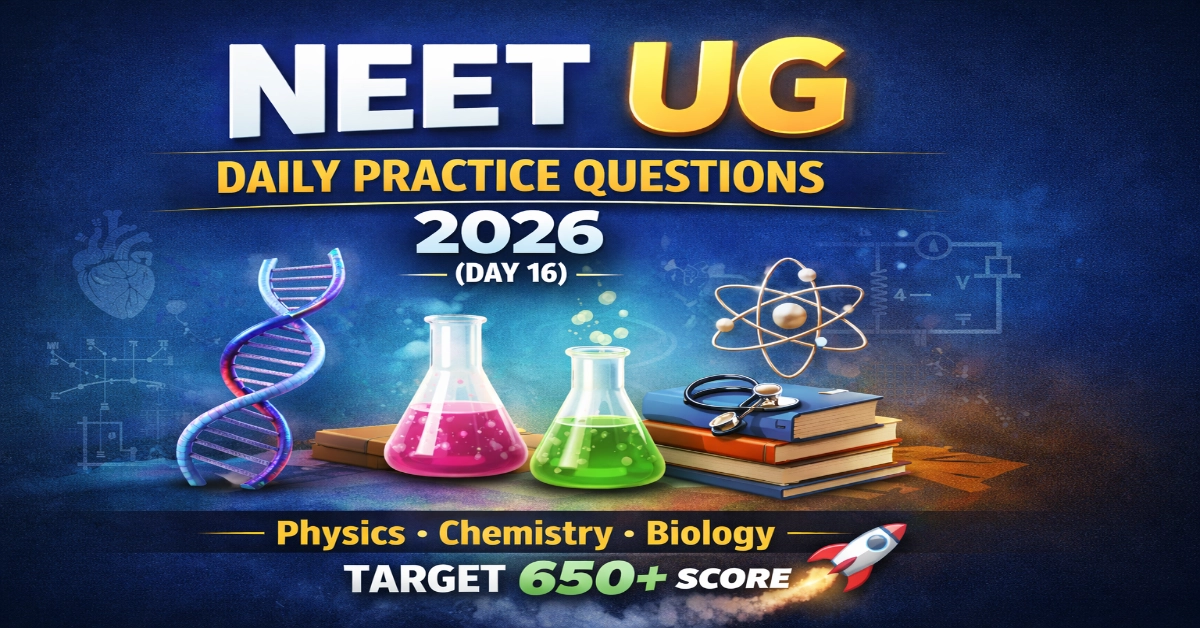 NEET UG Daily Practice Questions For 2026