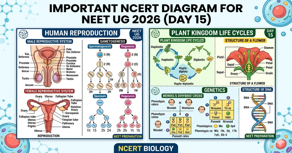 Important NCERT Diagram For NEET UG 2026 (Day 15)