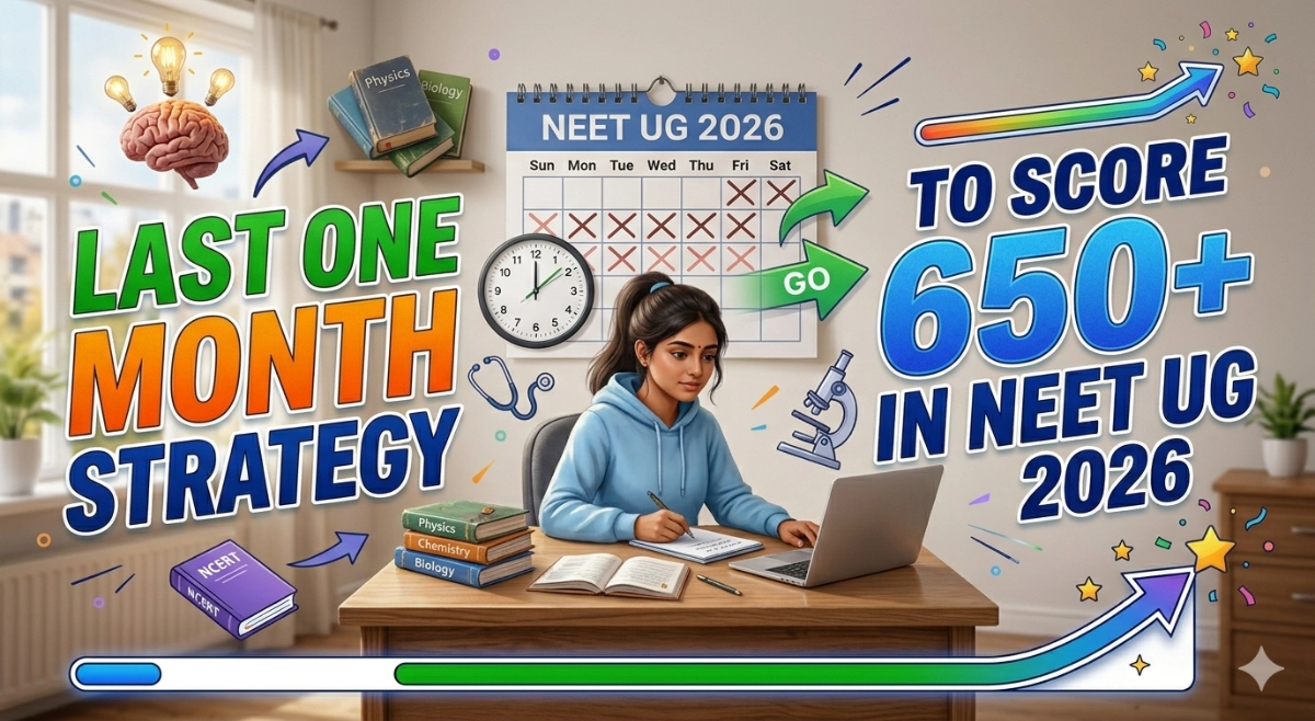 Last One Month Strategy to Score 650+ in NEET UG 2026