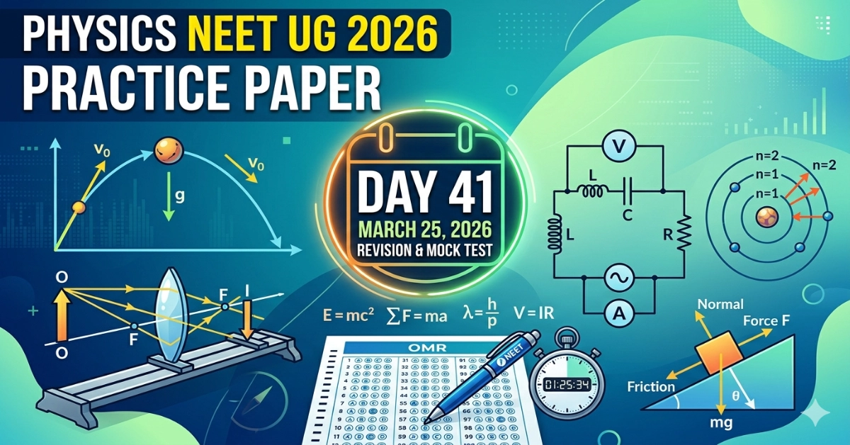 Physics NEET UG 2026 Practice Paper (Day 41)