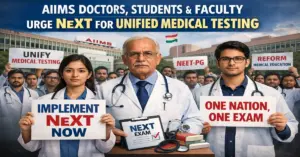 AIIMS Doctors, Students, and Faculty Urge NExT for Unified Medical Testing