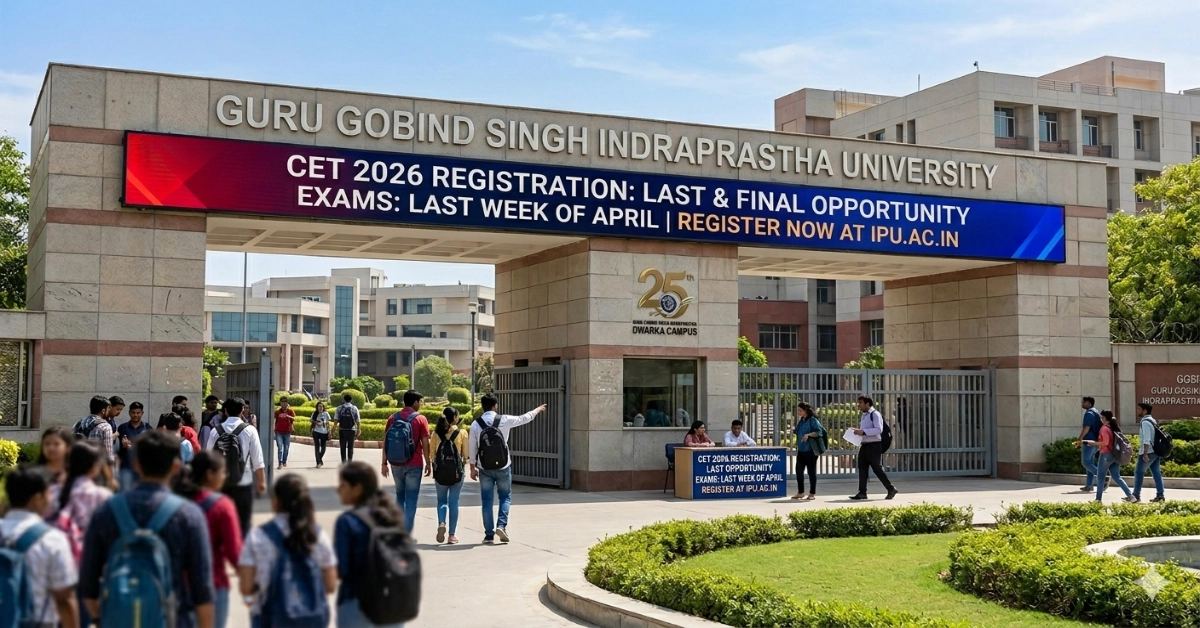 GGSIPU CET 2026: Last & Final Call for Registration