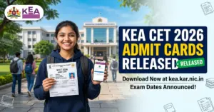 KEA CET 2026 Admit Cards Released