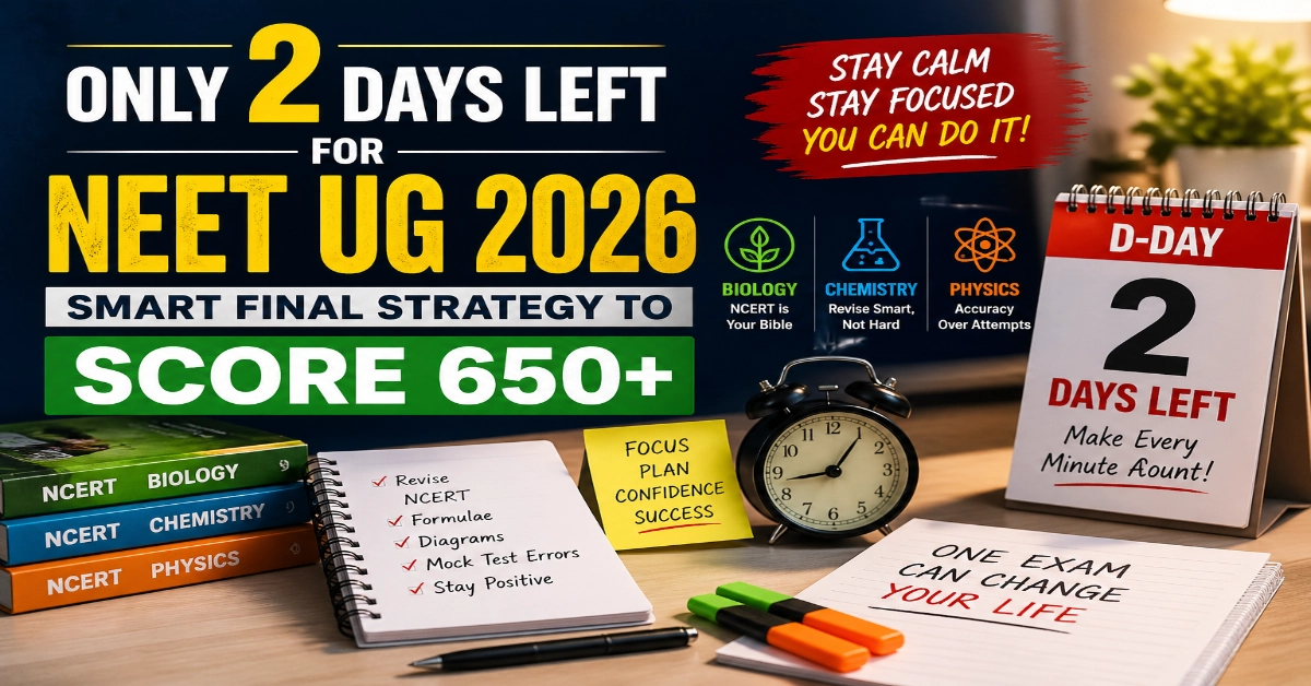 Last 2 Days Smart Strategy to Score 650+