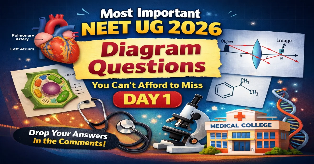 Most Important NEET UG 2026 Diagram Questions You Can't Afford to Miss DAY 1