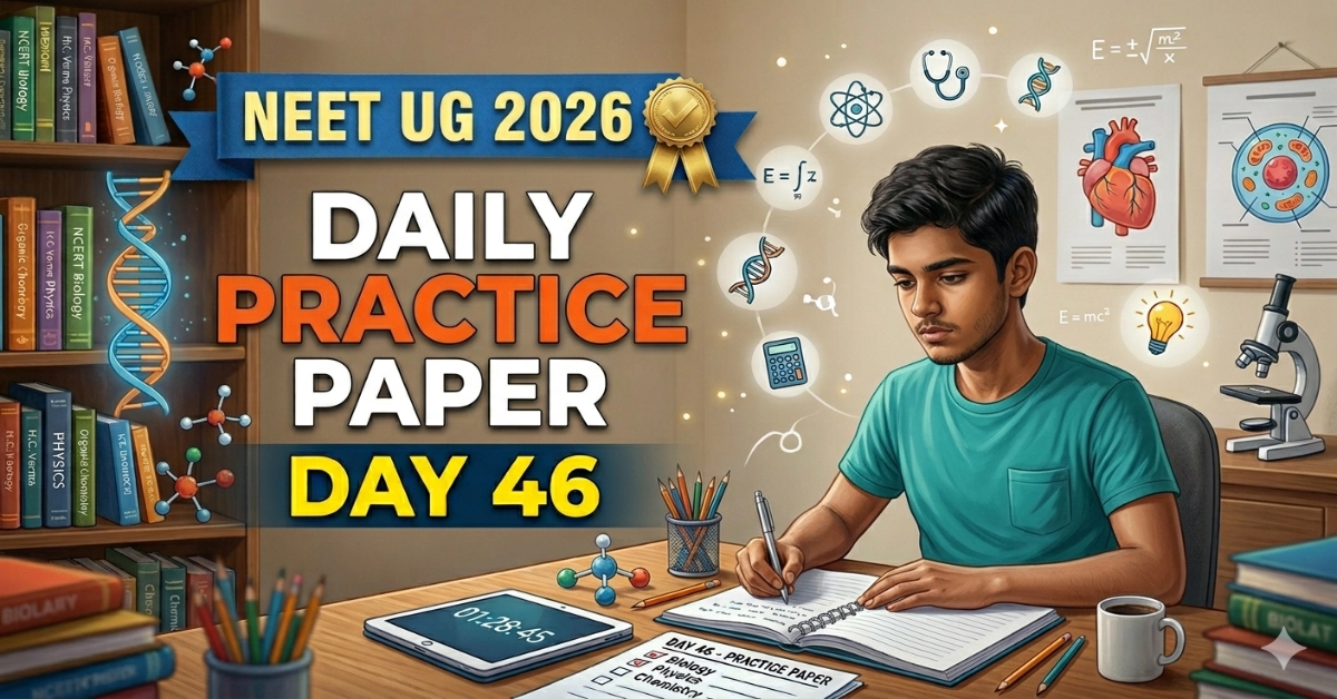 NEET UG 2026 Daily Practice Paper Day 46