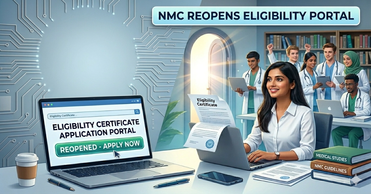 NMC Reopens Portal for Eligibility Certificate Applications