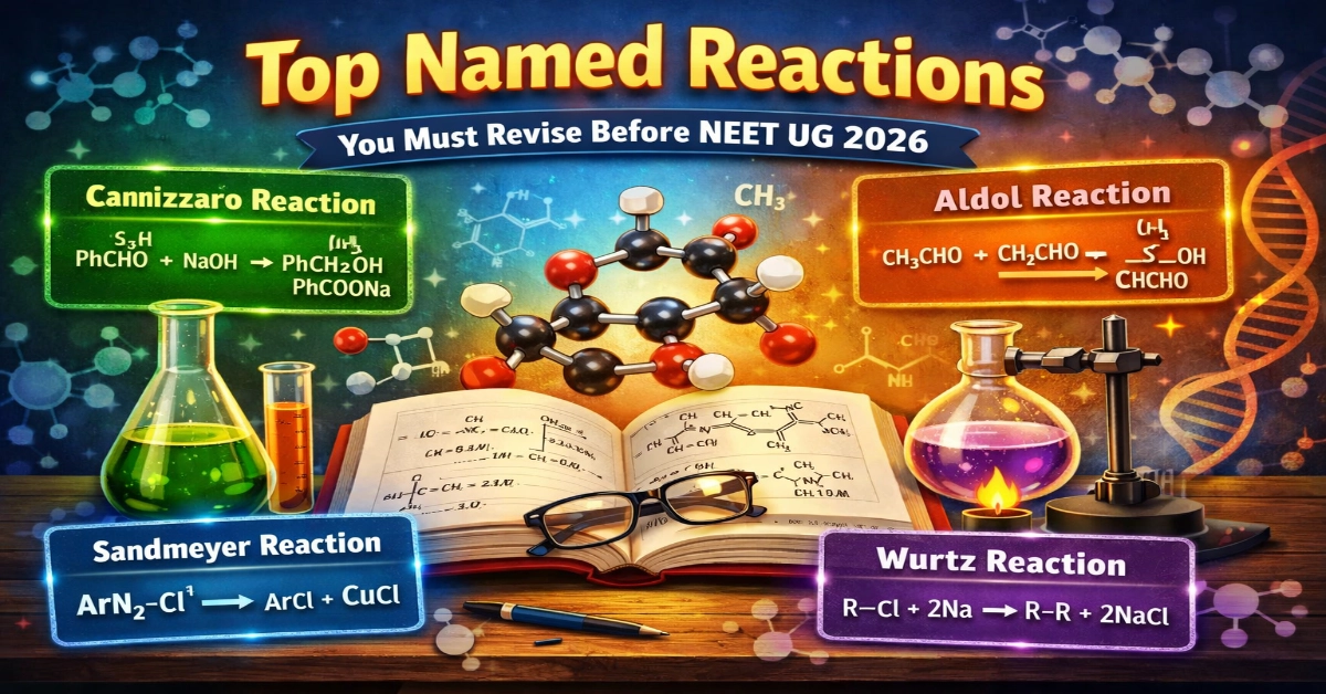Top Named Reactions You Must Revise Before NEET UG 2026
