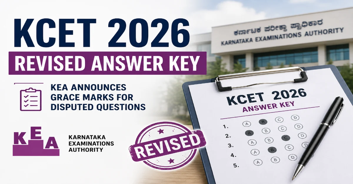 Karnataka UGCET 2026 Revised Answer Key