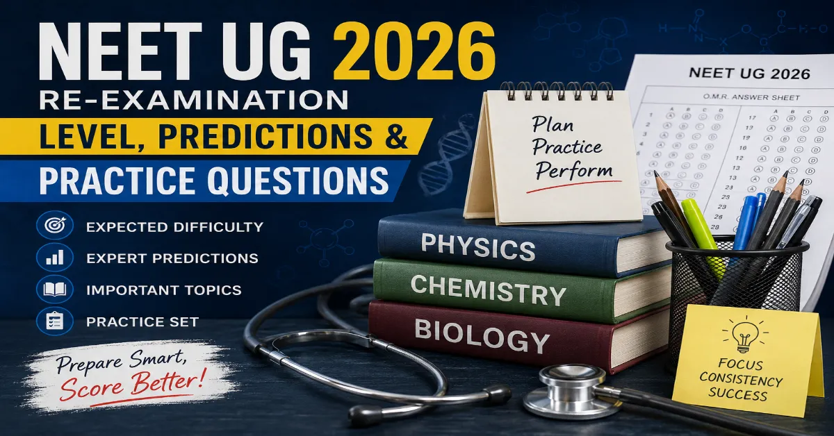 NEET Re-Exam 2026 Expected Difficulty Level