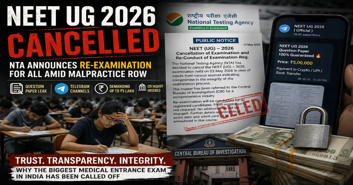 NEET UG 2026 Cancelled