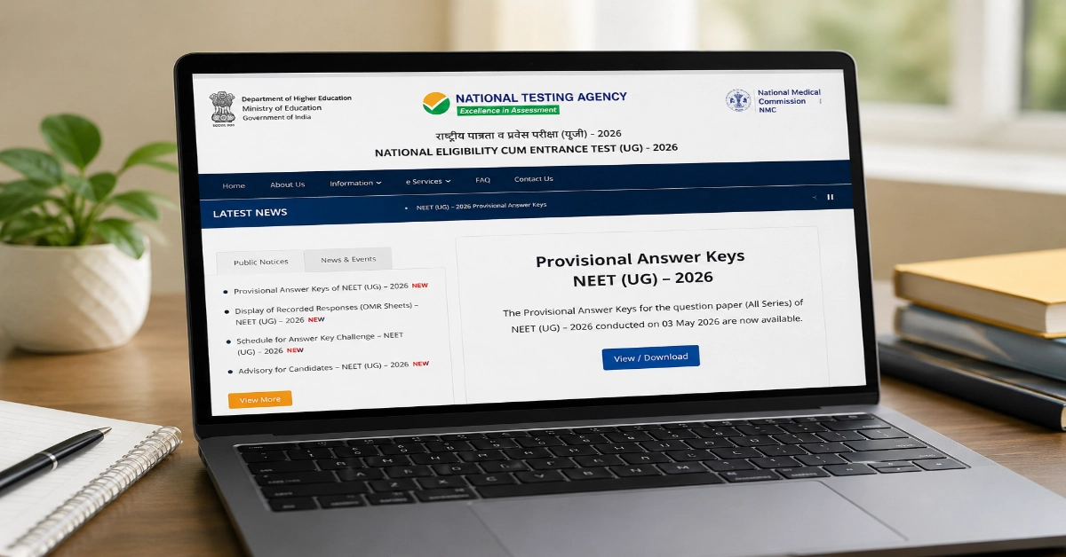 NEET UG 2026 Provisional Answer Key