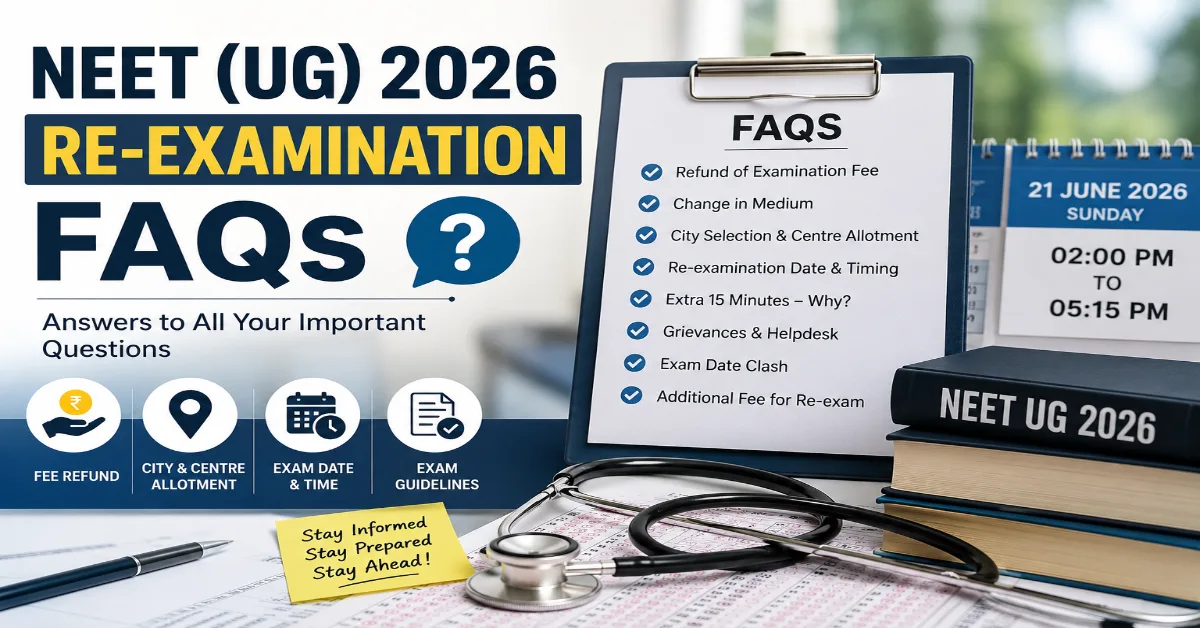 NEET UG 2026 Re-Examination FAQs