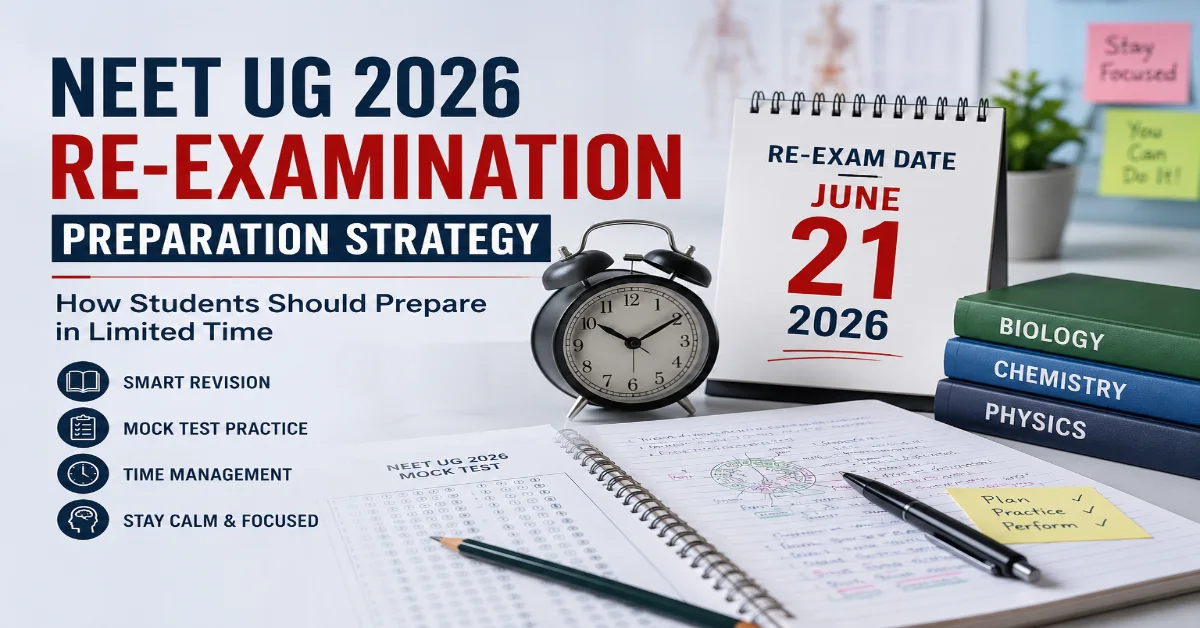 NEET UG 2026 Re-Examination Preparation Strategy