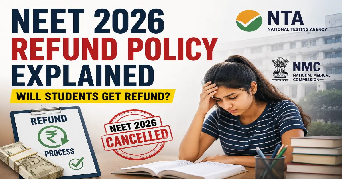 NEET UG 2026 refund policy