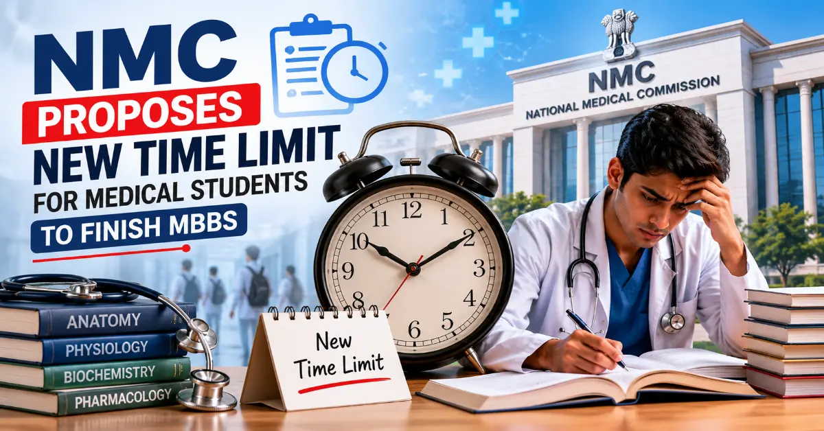 NMC Proposes New Time Limit for Medical Students to Finish MBBS