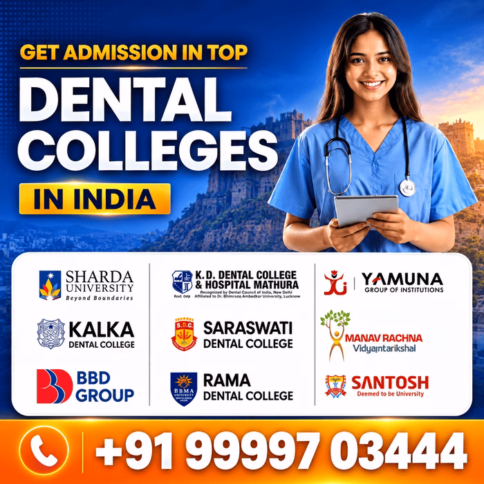 Dental Admission in India – Call +91 99997 03444