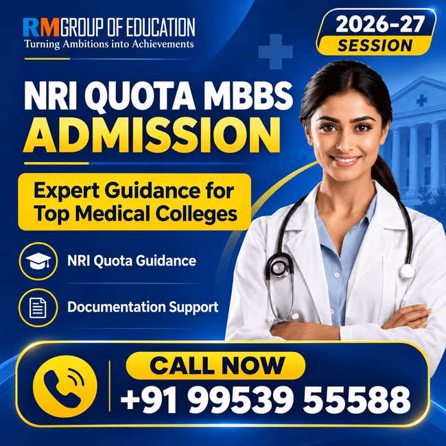 MBBS NRI Admission in India – Call +91 99539 55588