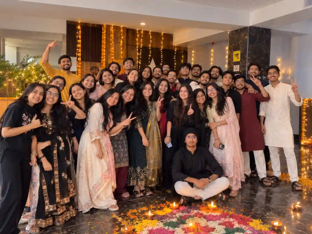 Diwali Celebration at GRU International Hostel