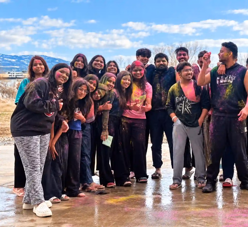 Holi Celebration at GRU International Hostel