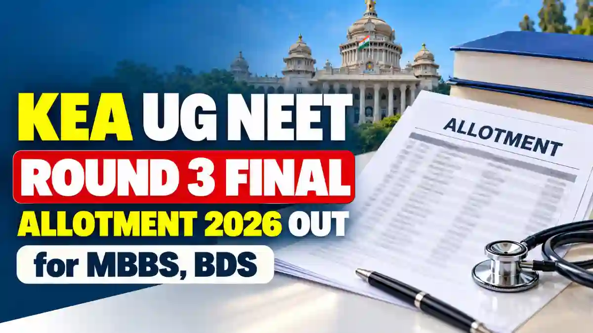 KEA UG NEET Round 3 Seat Allotment 2026